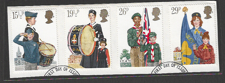 Great Britain stamps - FDC Used On Piece complete set - Used - VVV00016