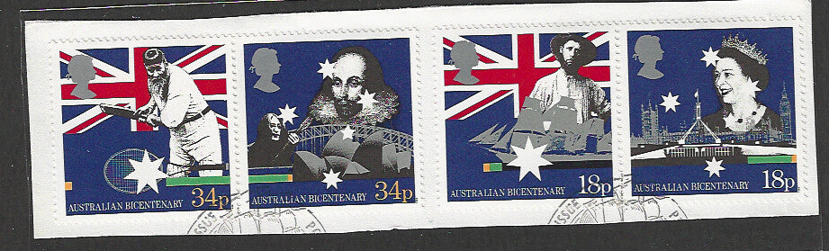 Great Britain stamps - FDC Used On Piece complete set - Used - VVV00019