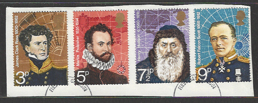 Great Britain stamps - FDC Used On Piece complete set - Used - VVV00022