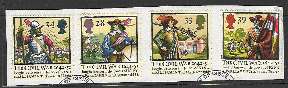 Great Britain stamps - FDC Used On Piece complete set - Used - VVV00024