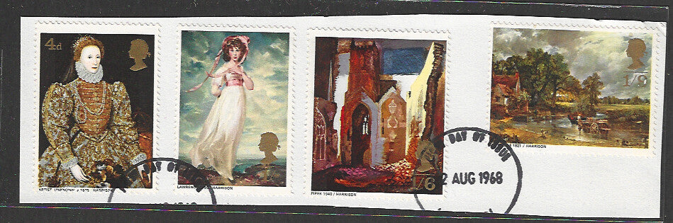 Great Britain stamps - FDC Used On Piece complete set - Used - VVV00026