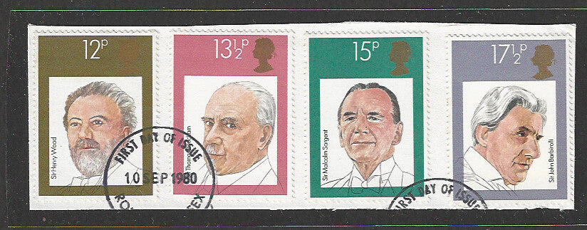 Great Britain stamps - FDC Used On Piece complete set - Used - VVV00041