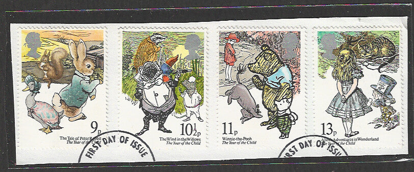 Great Britain stamps - FDC Used On Piece complete set - Used - VVV00051