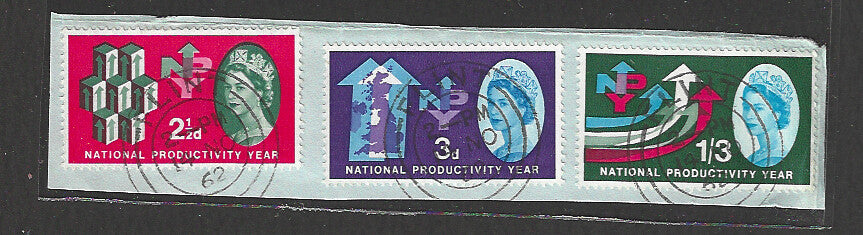 Great Britain stamps - FDC Used On Piece complete set - Used - VVV00083