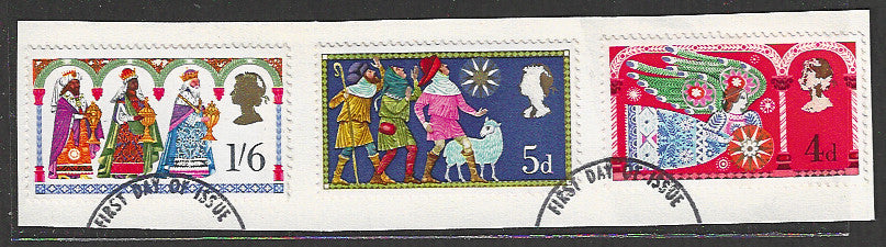 Great Britain stamps - FDC Used On Piece complete set - Used - VVV00092