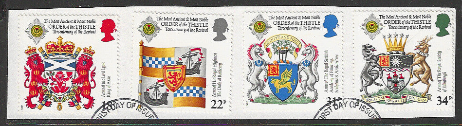 Great Britain stamps - FDC Used On Piece complete set - Used - VVV00104