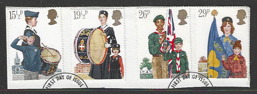 Great Britain stamps - FDC Used On Piece complete set - Used - VVV00117