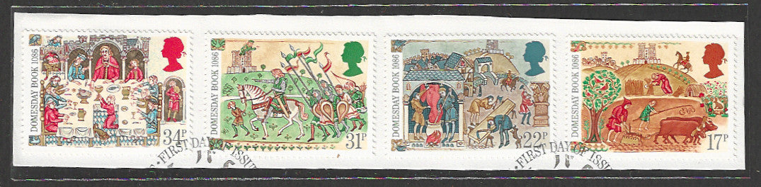 Great Britain stamps - FDC Used On Piece complete set - Used - VVV00139