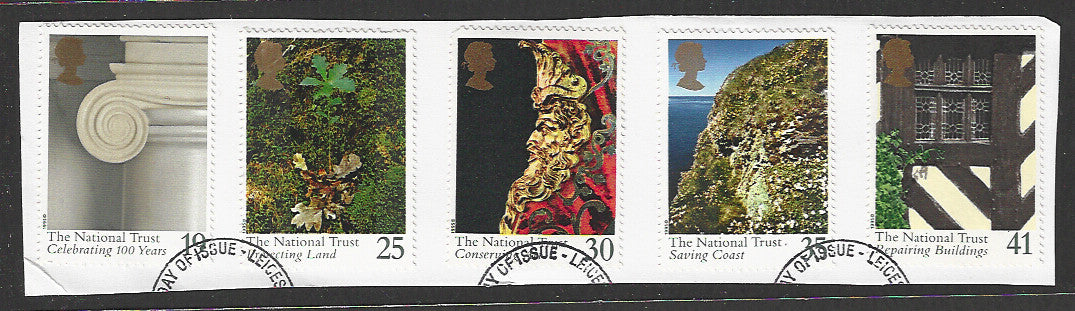Great Britain stamps - FDC Used On Piece complete set - Used - VVV00157
