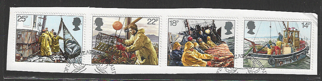 Great Britain stamps - FDC Used On Piece complete set - Used - VVV00166