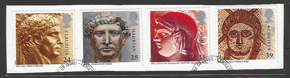 Great Britain stamps - FDC Used On Piece complete set - Used - VVV00173