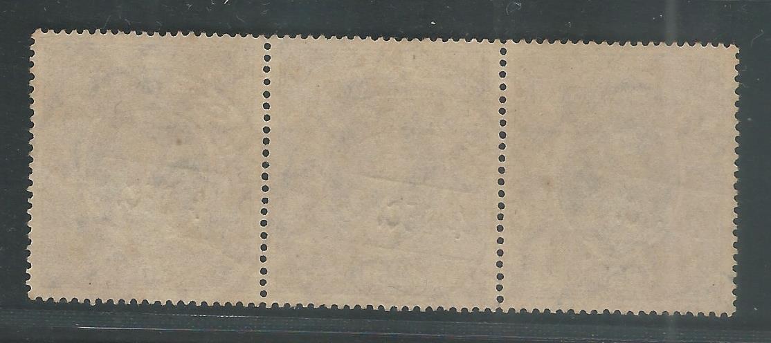 British India King Georve VI 25 Rs strip of 3 Used, V Rare, Postmaster General , Bombay Cancellation, 1945 - MMM0017