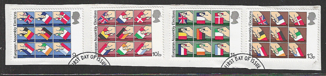 Great Britain stamps - FDC Used On Piece complete set - Used - VVV00183