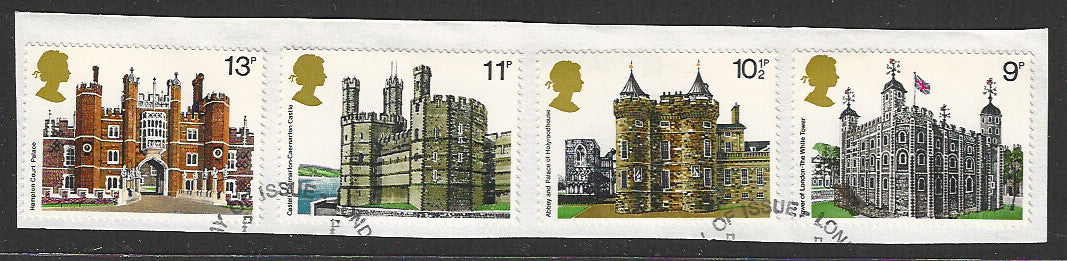 Great Britain stamps - FDC Used On Piece complete set - Used - VVV00184