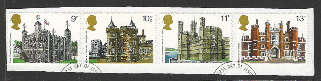 Great Britain stamps - FDC Used On Piece complete set - Used - VVV00189