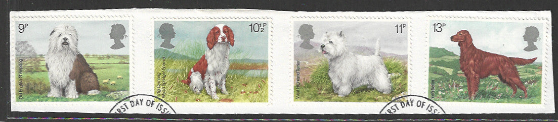 Great Britain stamps - FDC Used On Piece complete set - Used - VVV00196
