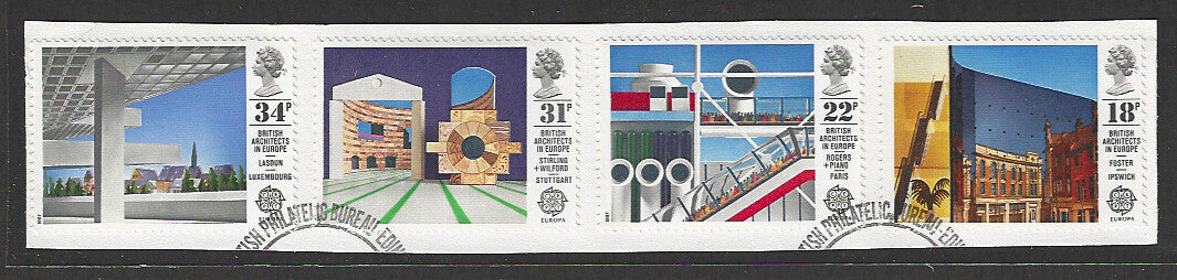 Great Britain stamps - FDC Used On Piece complete set - Used - VVV00222