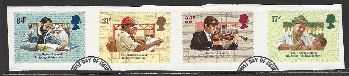 Great Britain stamps - FDC Used On Piece complete set - Used - VVV00225