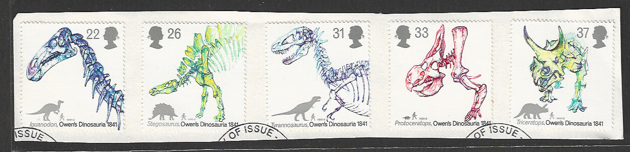 Great Britain stamps - FDC Used On Piece complete set - Used - VVV00239