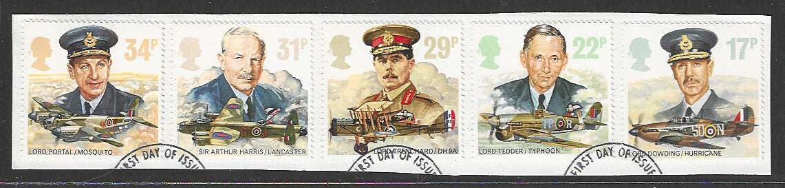 Great Britain stamps - FDC Used On Piece complete set - Used - VVV00250
