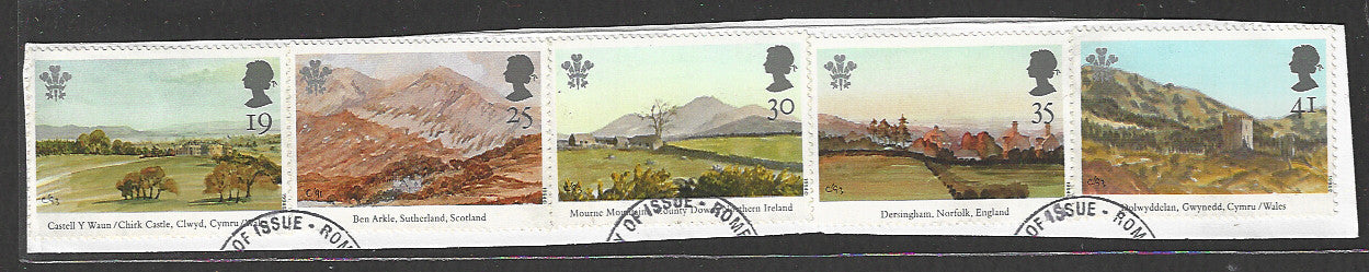Great Britain stamps - FDC Used On Piece complete set - Used - VVV00266