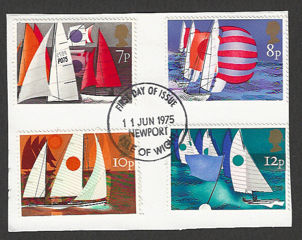 Great Britain stamps - FDC Used On Piece complete set - Used - VVV00302
