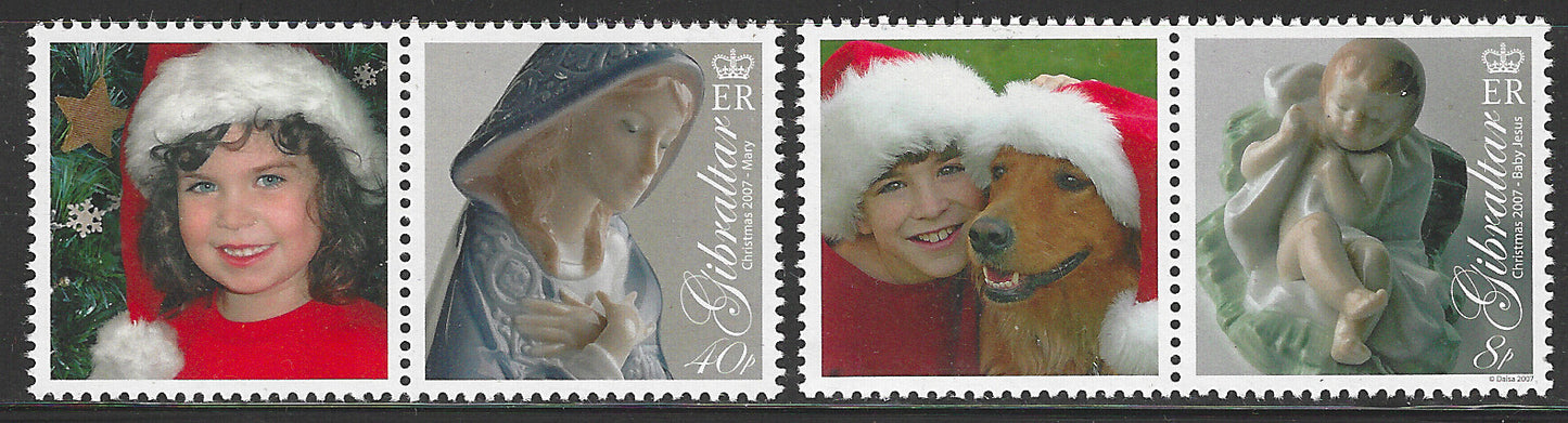 Gibraltar, Complete Set, Christmas, Mint - VVV00465