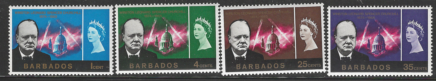 Barbados - Churchill, Complete Set, 1965, Mint - VVV00526
