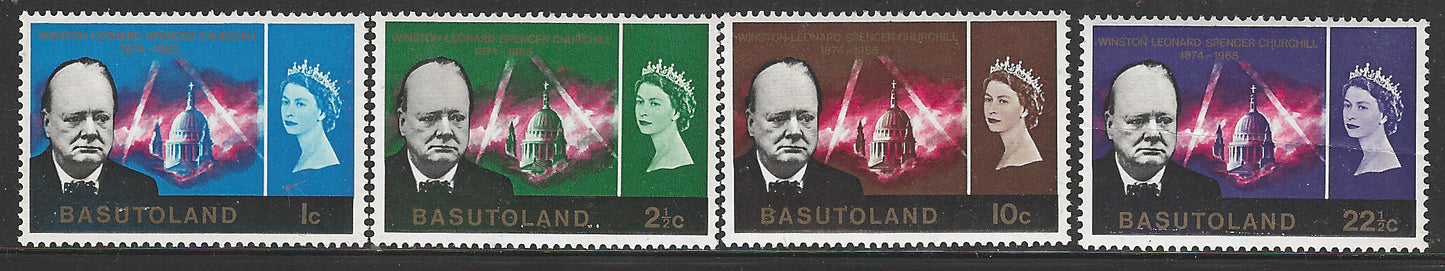 Basutoland - Churchill, Complete Set, 1966, Mint - VVV00527