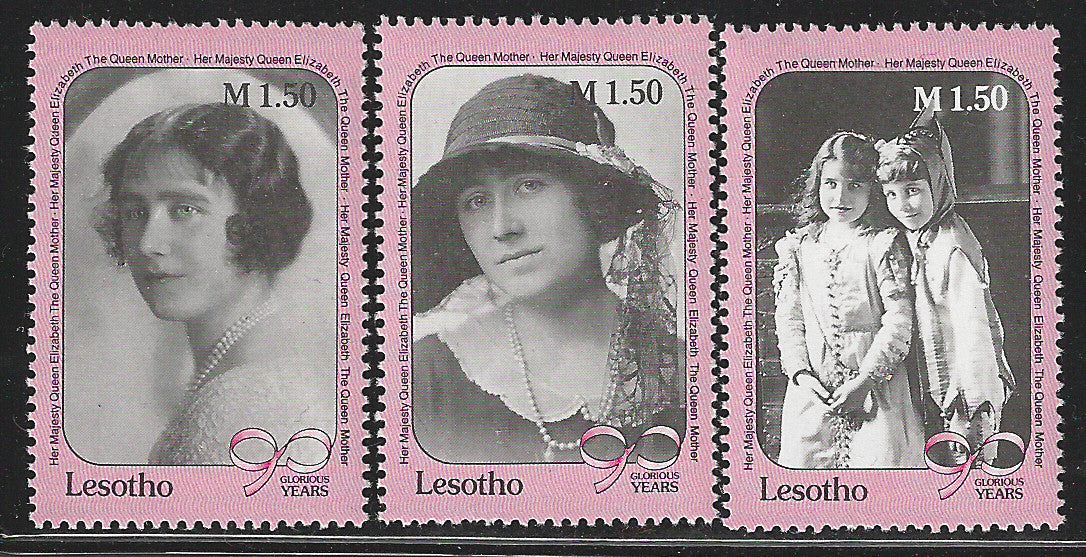 Lesotho, Complete Set, H.M Queen Elizabeth 90 Years Glorious, Mint - VVV00547
