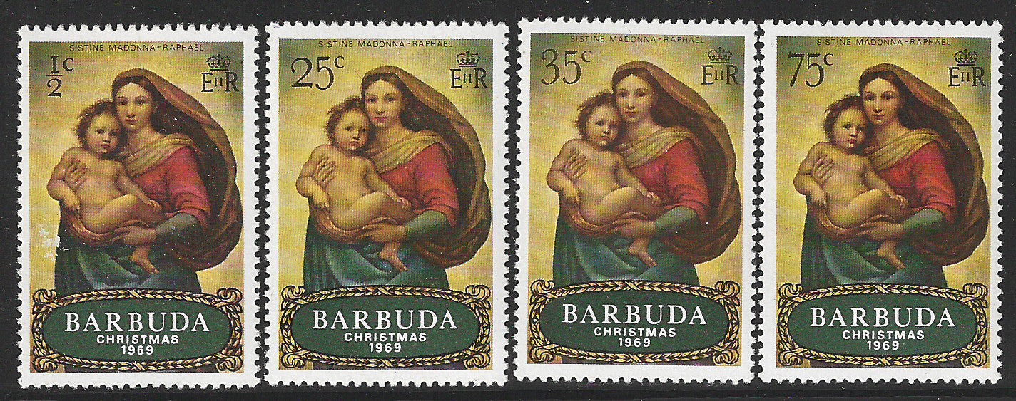 Barbuda, Complete Set, Christmas 1969, Mint - VVV00553