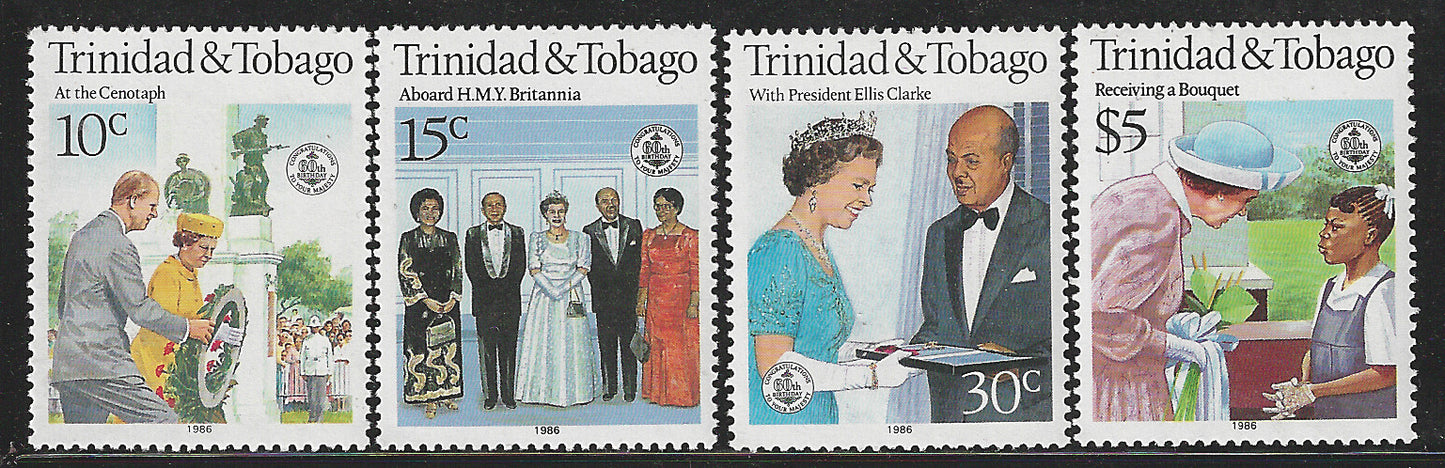 Trinidad and Tobago, Complete Set, Different Values 1986, Mint - VVV00557