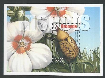 Grenada Stamps Miniature sheet – Insects , Mint - DDD0023