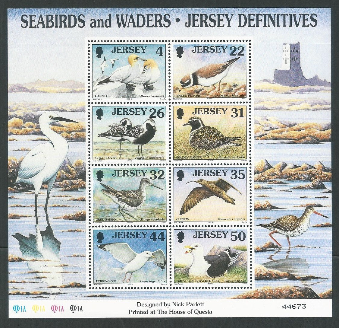 Jersey SS – Seabirds and Waders – Jersey Definitives – DS9260