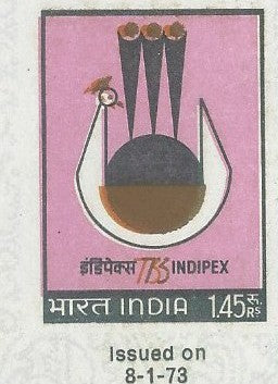 India Stamps - Miniature Sheet - Error Double Print in 73 INDIPEX, 1973 - EEE070