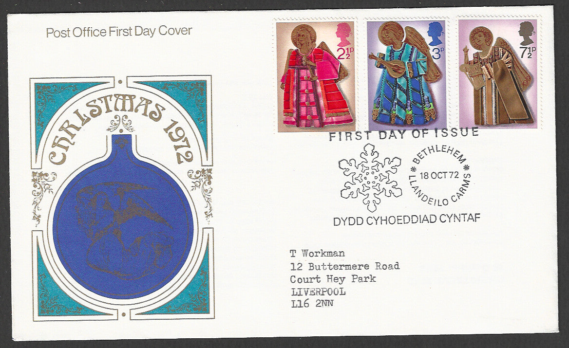 Great Britain FDC - Christmas Liverpool - GGG00018
