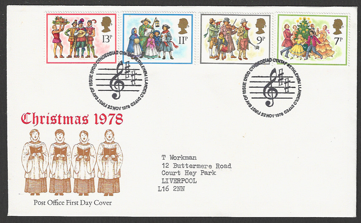 Great Britain FDC - Christmas Liverpool - GGG00022