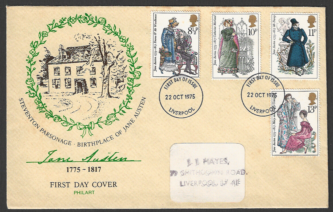 Great Britain FDC - Birth Place of Jane Austen - GGG00053