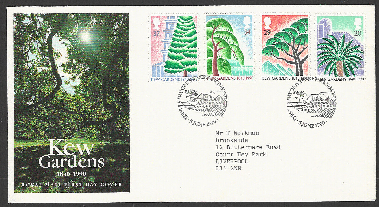 Great Britain FDC - Kew Gardens - GGG00089