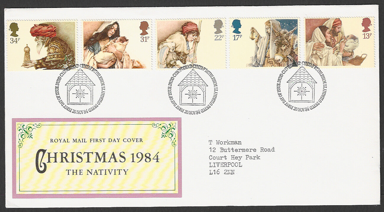 Great Britain FDC - Christmas The Nativity - GGG00104