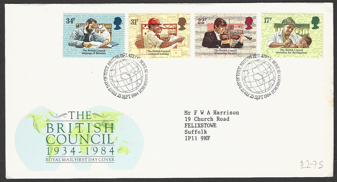 Great Britain FDC - The British Council - GGG00119