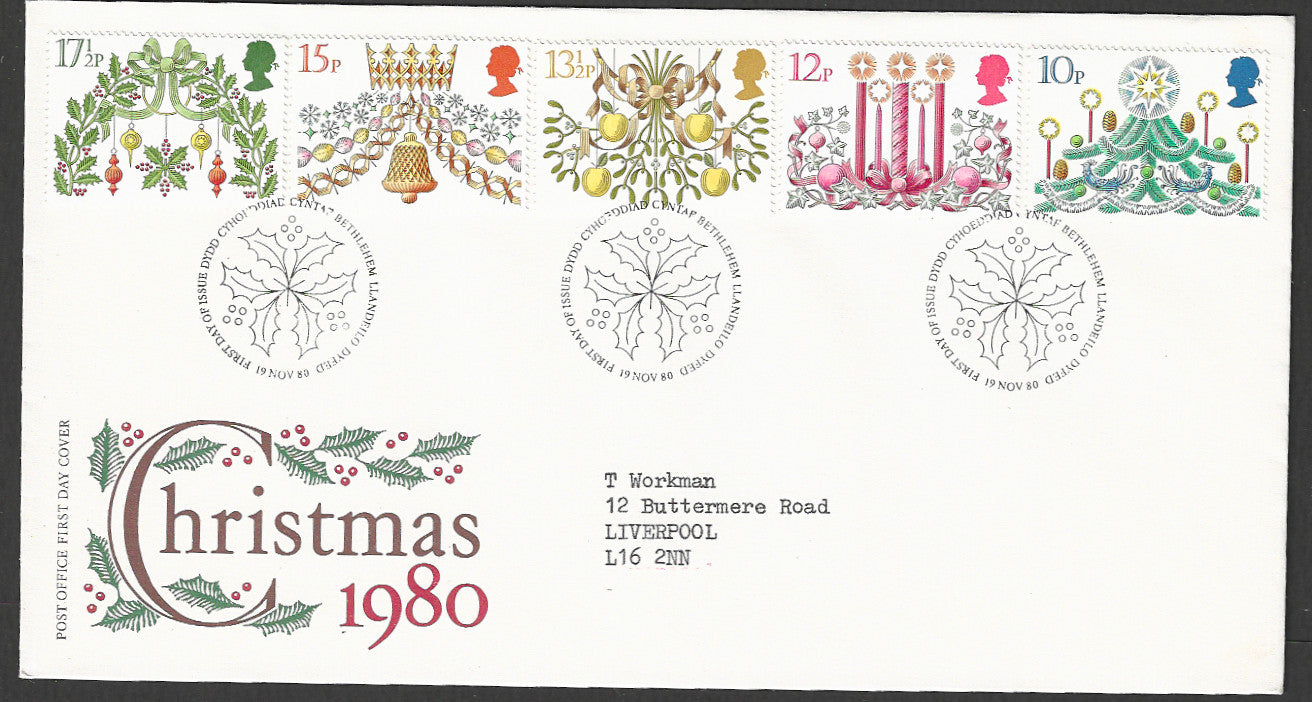 Great Britain FDC - Christmas - GGG00125