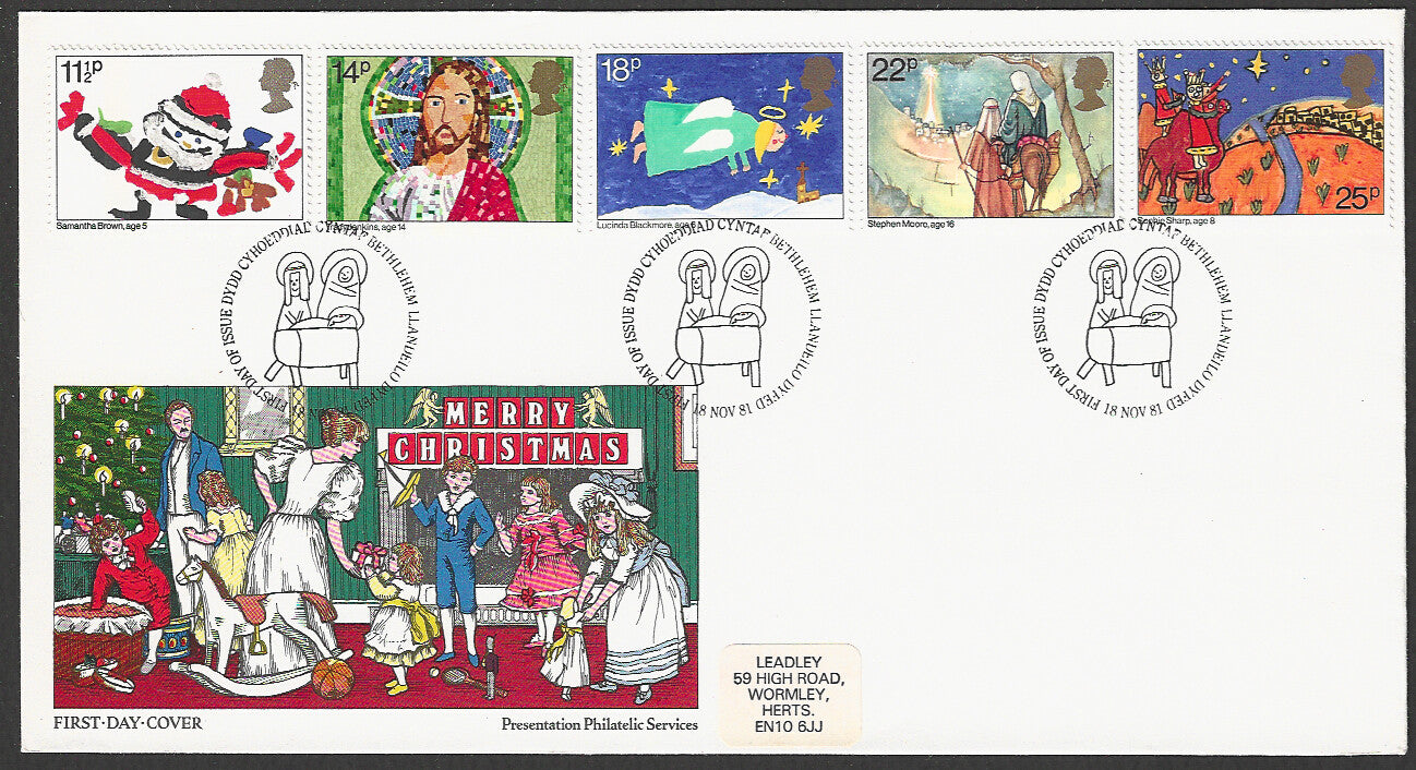 Great Britain FDC - Merry Christmas Presentation - GGG00127