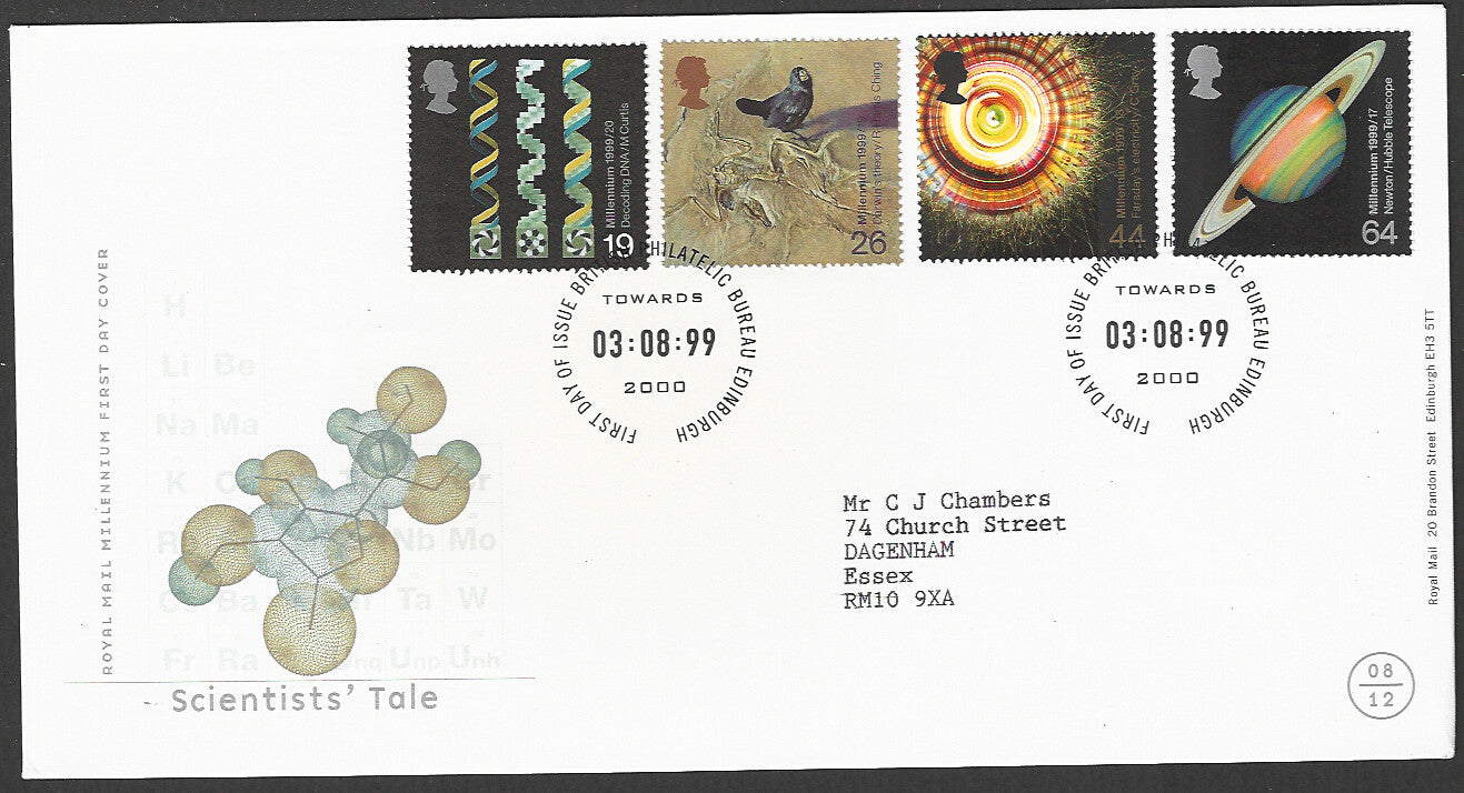 Great Britain FDC - Scientists Tale, 2000 - GGG00142