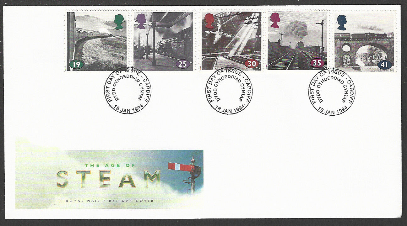 Great Britain FDC - The Age of Steam Royal Mail, 1994 - GGG00172
