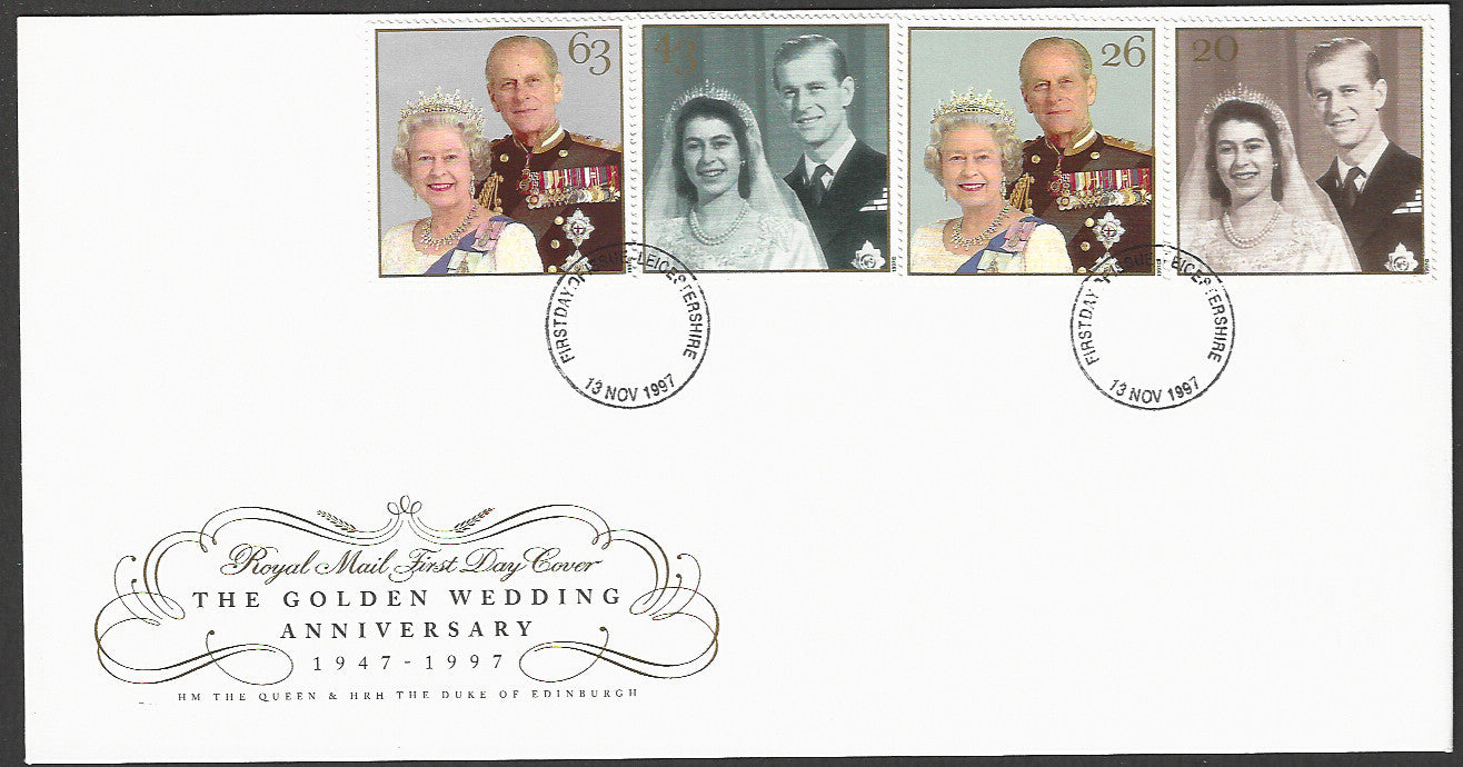 Great Britain FDC - The Golden Wedding Anniversary, 1997 - GGG00187