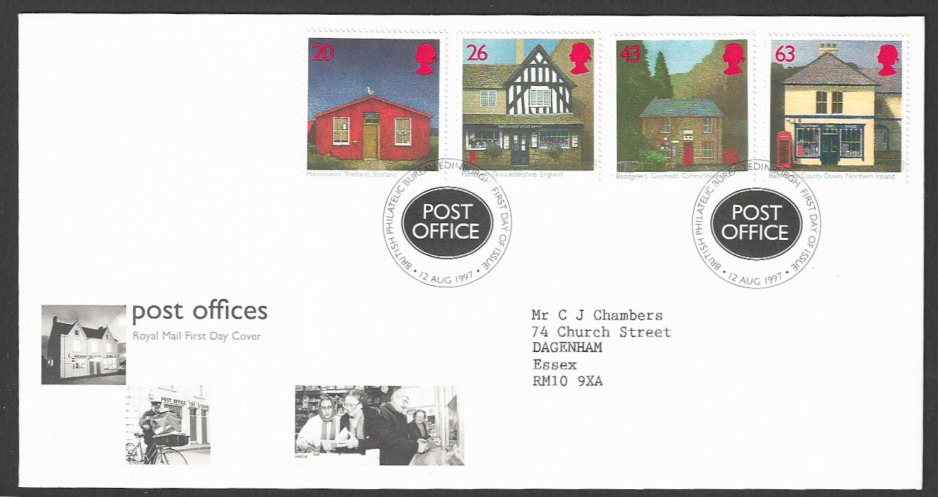 Great Britain FDC - Post Offices Royal Mail, 1997 - GGG00195