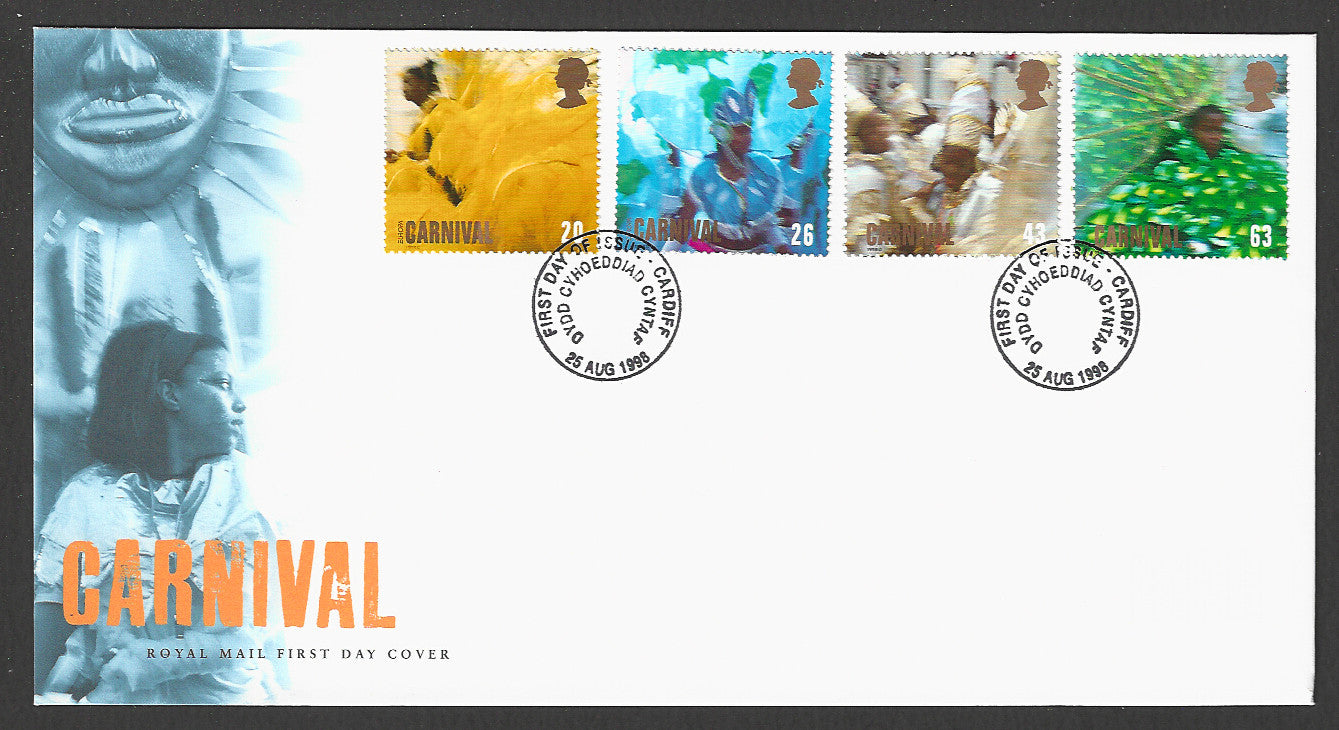 Great Britain FDC - Carnival Royal Mail, 1998 - GGG00256