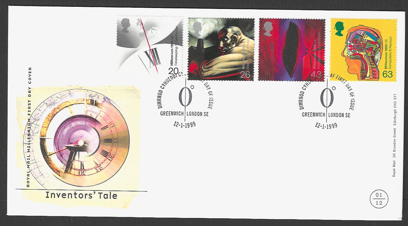 Great Britain FDC - Inventors Tale, 1999 - GGG00257