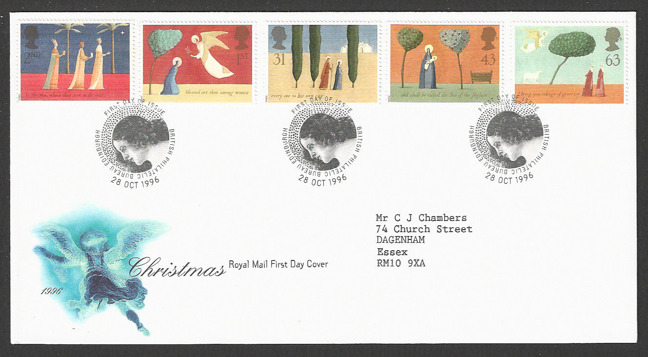 Great Britain FDC - Christmas, 1996 - GGG00346